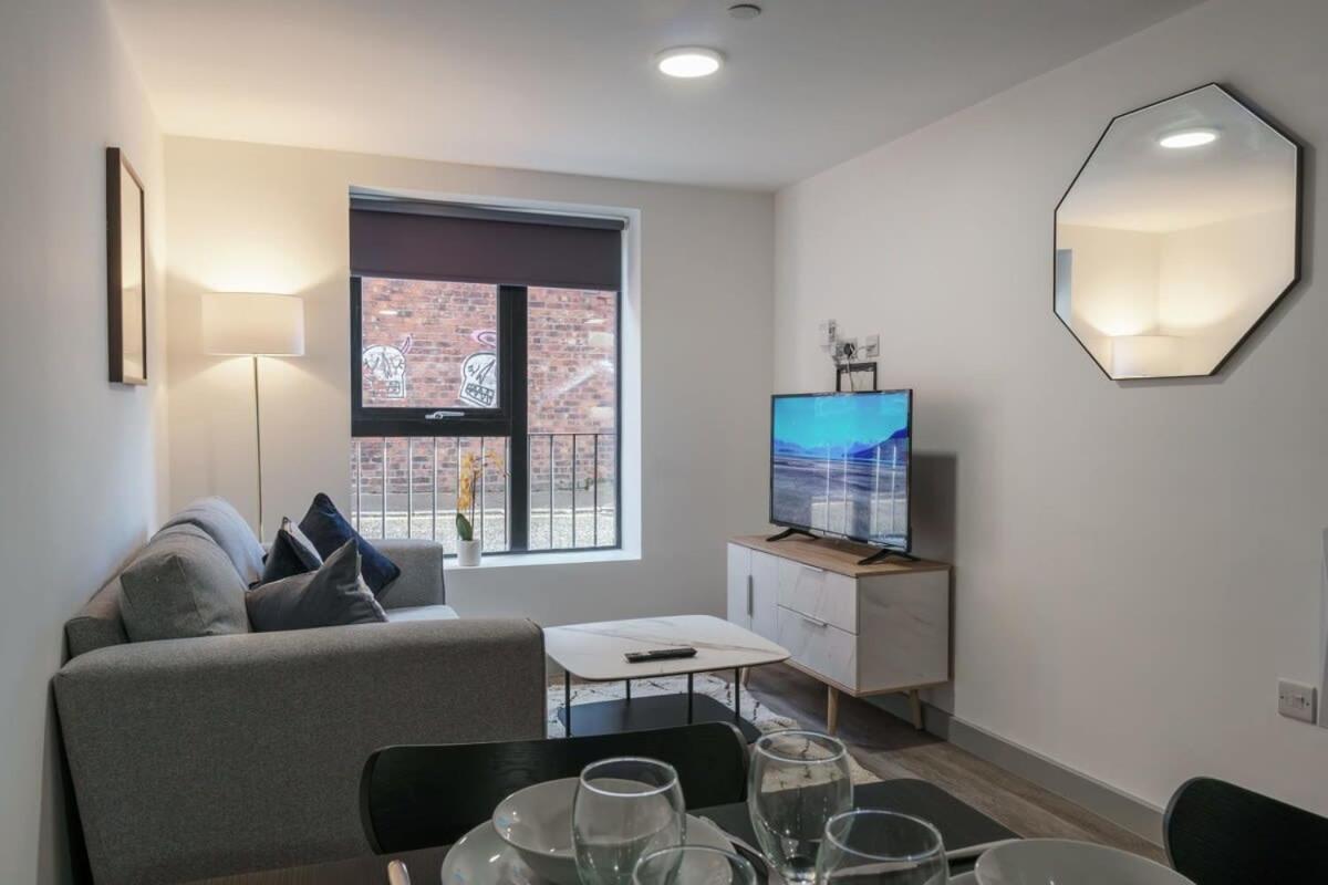 Contemporary 1 Bed Apartment In Liverpool Centre Esterno foto